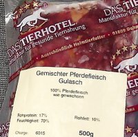 Gemischter Pferdefleisch Gulasch 500g