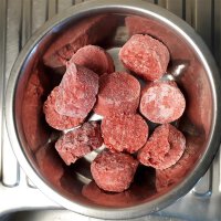 Lamm Menü gewolft 1kg Portionsware