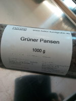 Gr&uuml;ner Pansen gewolft 1kg