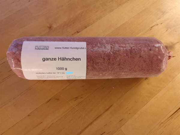 Ganze Hähnchen gewolft 1kg