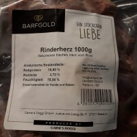 Rinderherz in Stücken 1kg