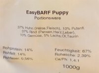 EasyBARF Puppy 1kg Portionsware Rind&Huhn